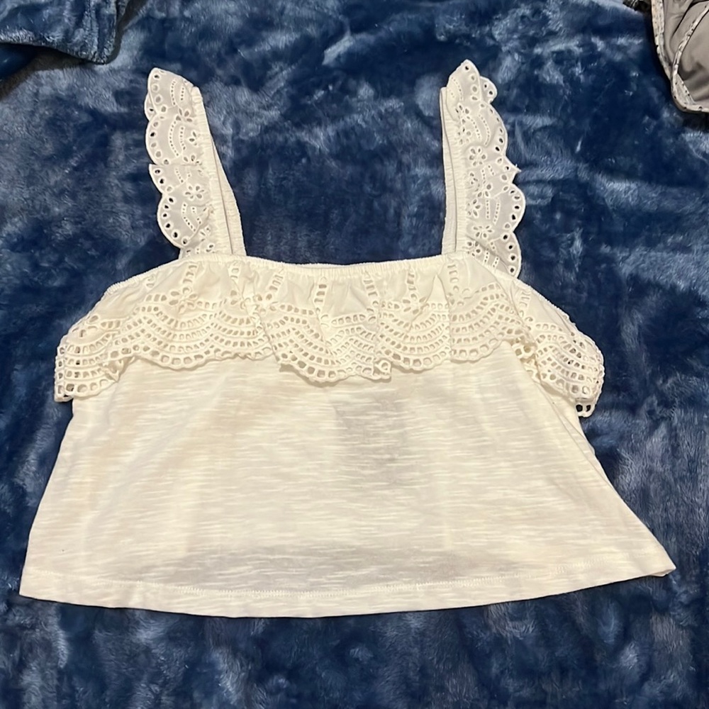 White Crop Top